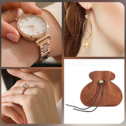 1 шт. мешочки для хранения ювелирных изделий из коровьей кожи&nbsp;PAAG-CL0001-01