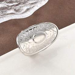 Кольца-манжеты из нержавеющей стали 304 для женщин&nbsp;RJEW-A079-07C-P