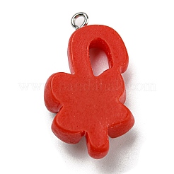 Подвески из непрозрачной смолы&nbsp;CRES-D010-01H-01