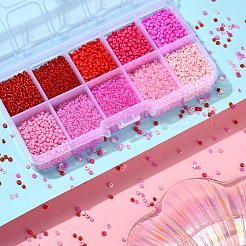 8500шт 10 стильные стеклянные бусины&nbsp;SEED-YW0001-80A