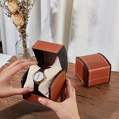 Коробки для часов из искусственной кожи&nbsp;CON-WH0086-030A