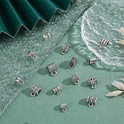 140 шт. 14 стильные тибетские поручни из сплава&nbsp;TIBE-DC0001-13