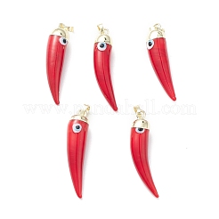 Ручной зла подвески бусины глаз&nbsp;LAMP-F031-01G