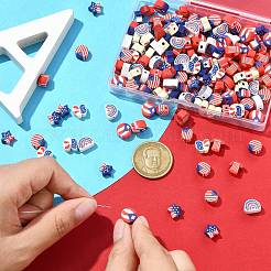 200шт бусины из полимерной глины ручной работы&nbsp;CLAY-CJ0002-06