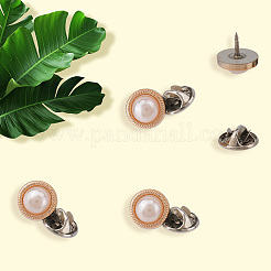 30 шт. круглые железные булавки для лацканов одежды рюкзака&nbsp;JEWB-GF0011-52