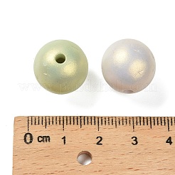 УФ-покрытие и распыление непрозрачных акриловых бусин&nbsp;OACR-G047-01