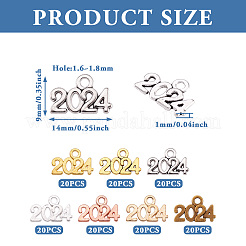 Подвески из сплава 140шт 7 цветов&nbsp;FIND-TA0004-55