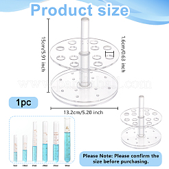 Акриловые держатели для пробирок&nbsp;AJEW-WH0752-490B