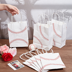 1 набор прямоугольных бумажных подарочных пакетов с ручкой&nbsp;ABAG-BBC0001-25A