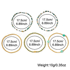 5 шт. Браслет для женщин ко Дню Святого Патрика из латуни&nbsp;MR9061-7