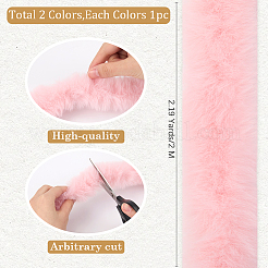 2 шт. 2-цветный искусственный мех&nbsp;FIND-CY0001-49