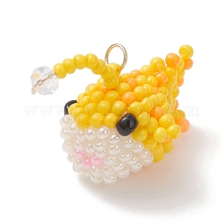 Подвески в виде рыб-фонарей из стеклянных бус&nbsp;PALLOY-MZ01041