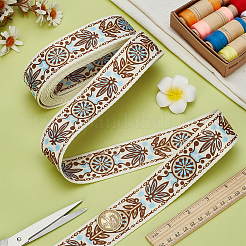 Лента из полиэстера в этническом стиле&nbsp;OCOR-WH0101-107C