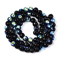 Гальванические непрозрачные стеклянные бусины&nbsp;EGLA-N024-01A-A02