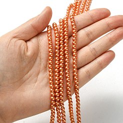 Стеклянные жемчужные бусины класса А&nbsp;LS-HY-J001-4mm-HX019