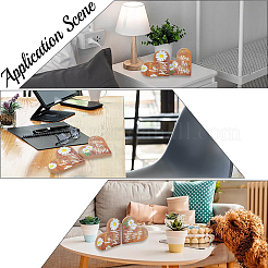 Деревянные украшения в форме сердца с благословенным знаком&nbsp;AJEW-WH20019-83B