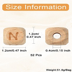 2 пакетик деревянных бусин&nbsp;WOOD-CJ0001-99