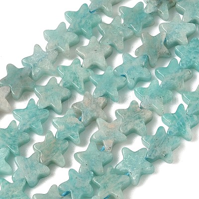 Природных амазонит бисер нитей&nbsp;G-F817-A10-01-1