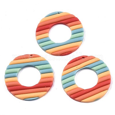 Полимерной глины ручной работы подвески&nbsp;LS-X-CLAY-N010-008D-1