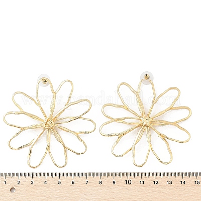 Серьги сплава&nbsp;LS-EJEW-D300-02G-02-1