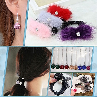 Pave disco бусины&nbsp;RB-Q195-14mm-001-1