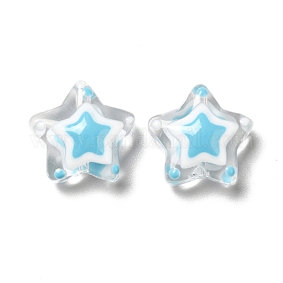 Стекло с эмалевыми бусинами&nbsp;LAMP-M011-01A-1