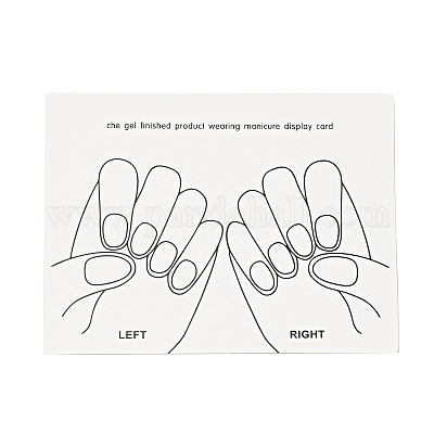 Бумажные карточки для маникюра&nbsp;LS-DIY-B062-01A-1