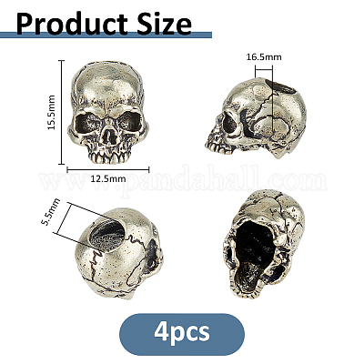 4 шт. Латунные бусины&nbsp;KK-FH0008-09A-AS-1