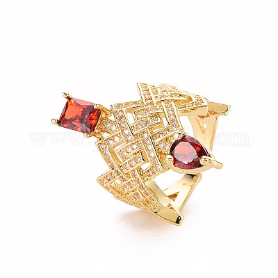 Латунные микро-плиты с кубическим цирконием RJEW-S045-120-NR-1