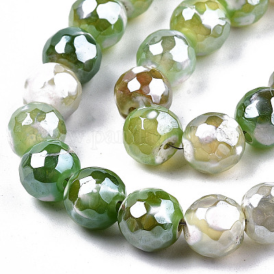 Гальванизирует естественно агат бисер пряди&nbsp;LS-G-T131-54O-1