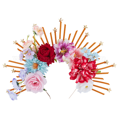 Резинки для волос из сплава&nbsp;AJEW-WH0434-03-1