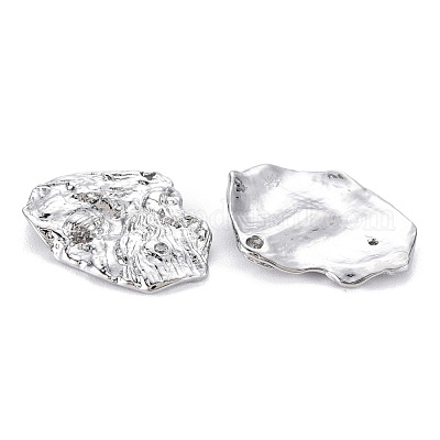 Латунные микропаве прозрачные подвески с фианитом KK-S356-540P-NF-1