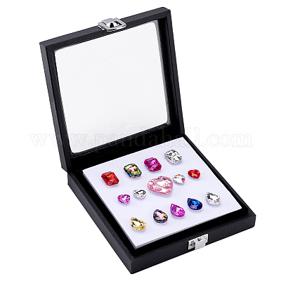 Квадратные деревянные презентационные коробки&nbsp;CON-WH0123-06-1