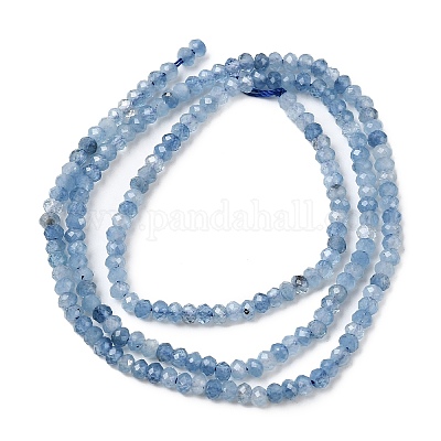 Природные Аквамарин бисер нитей&nbsp;G-RM250101-O17-1