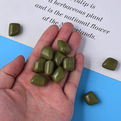 Непрозрачные акриловые бусины&nbsp;MACR-S373-15A-A11-1