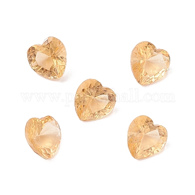 Прозрачные остроконечные стеклянные кабошоны&nbsp;LS-GLAA-WH0015-37K-1