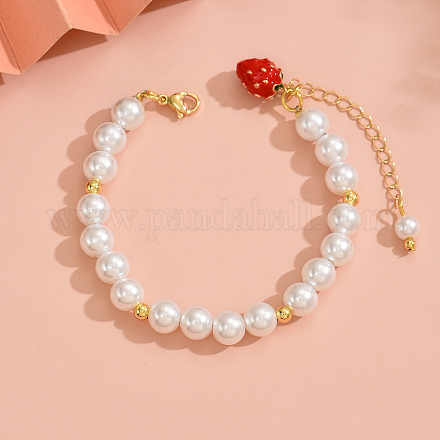 Браслеты из пластиковых бусин с имитацией жемчуга для женщин GU0382-2-1