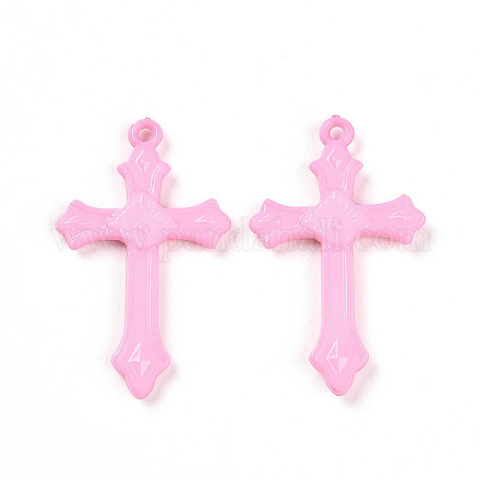 Непрозрачные акриловые подвески&nbsp;SACR-WH0017-01E-1