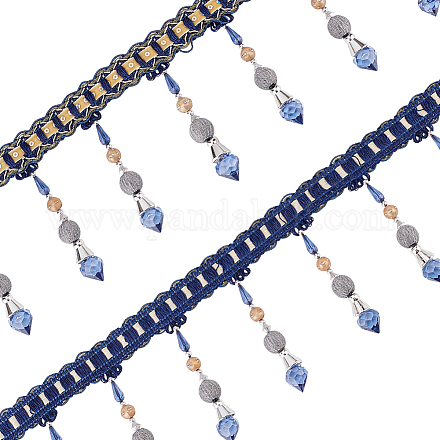 Бахрома из пластика для штор из бисера OCOR-OC0001-49-1