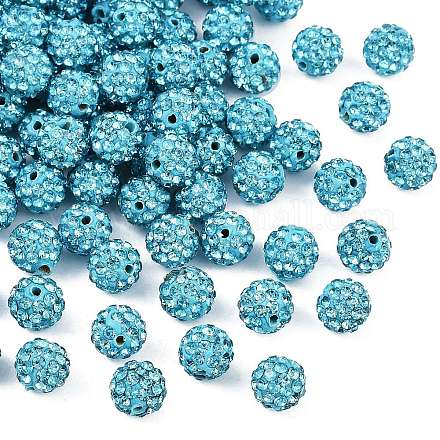 Pave disco бусины RB-H258-8MM-202-1