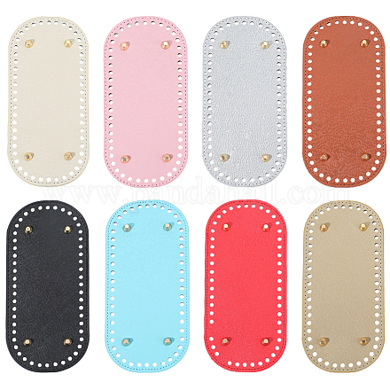 8 шт. 8-цветное дно сумки из искусственной кожи&nbsp;FIND-BBC0004-55-1