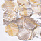 Cellulose Acetate(Resin) Pendants, Shell, Antique White, 18.5x18.5x3.5mm, Hole: 1.2mm