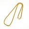 304 Stainless Steel Venetian Chain Box Chain Necklace Making, Golden, 24.02 inch(61cm), 3mm