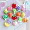 Opaque Resin Cabochons, Imitation Fruits and Vegetables, Mixed Shapes, Mixed Color, 9~13x6.5~11x6~6.5mm