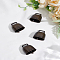 4Pcs Retro Iron Bell Pendants, Rectangle, Antique Bronze, 43x35x24mm, Hole: 4x14mm