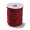 Nylon Twisted Round Cord, for Bag Strap Making, Dark Red, 5~5.5mm, about 10.94 Yards(10m)/Roll