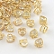 Heart Alloy Charms, with Cubic Zirconia, Light Gold, 12x8.5x5mm, Hole: 1mm