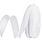 Polyester Ribbons, for Gift Wrapping, White, 1-3/8 inch(36mm), about 49.21 Yards(45m)/Roll