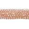 Transparent Electroplate Glass Beads Strands, Pearl Luster Plated, Faceted, Bicone, Pink, 4x4mm, Hole: 0.8mm, about 80~85pcs/strand, 30~32cm