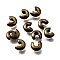 Iron Crimp Beads Covers, Nickel Free, Antique Bronze, 5mm In Diameter, Hole: 1.5~1.8mm
